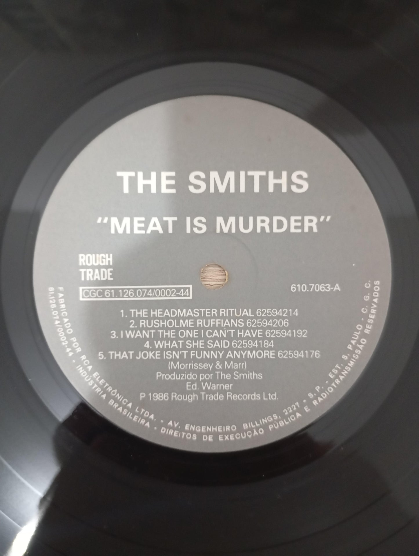 Lp Vinil The Smiths Meat Is Murder