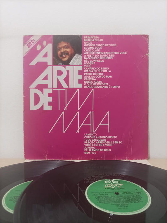 Disco Vinil A Arte de Tim Maia Duplo Com Encarte A
