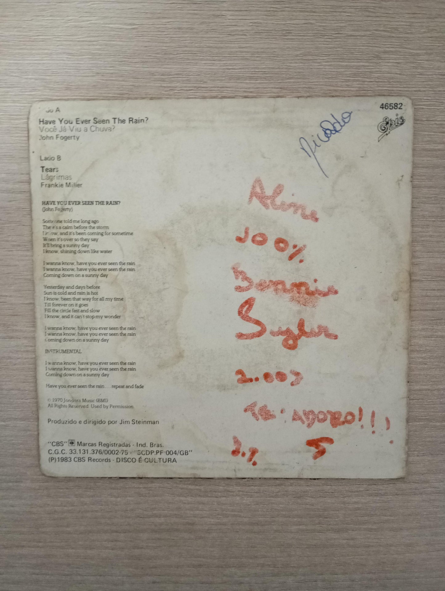 Compacto Vinil Bonnie Tyler Have You Ever Seen The Rain?