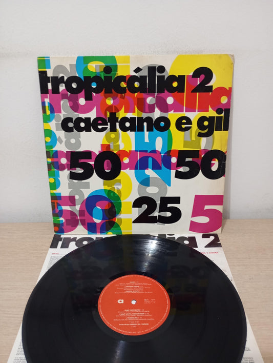 Lp Vinil Caetano e Gil Tropicália 2 Com Encarte