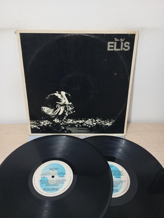Lp Vinil Elis Regina Trem Azul Duplo Com Encarte