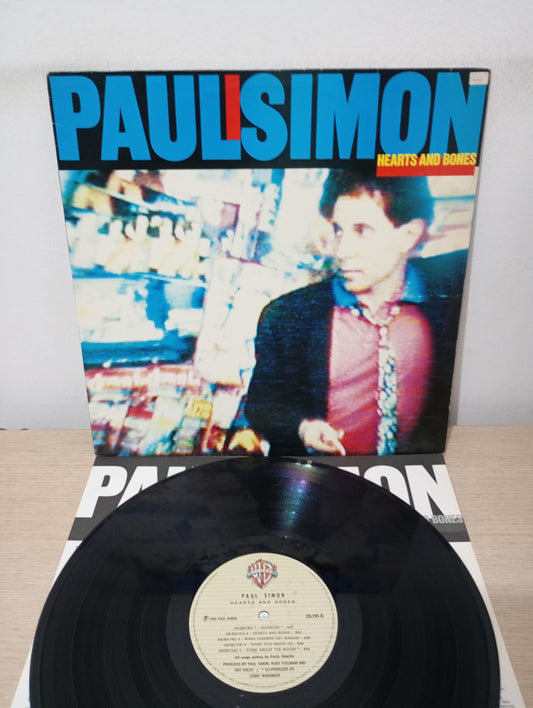 Lp Vinil Paul Simon Hearts And Bones Com Encarte