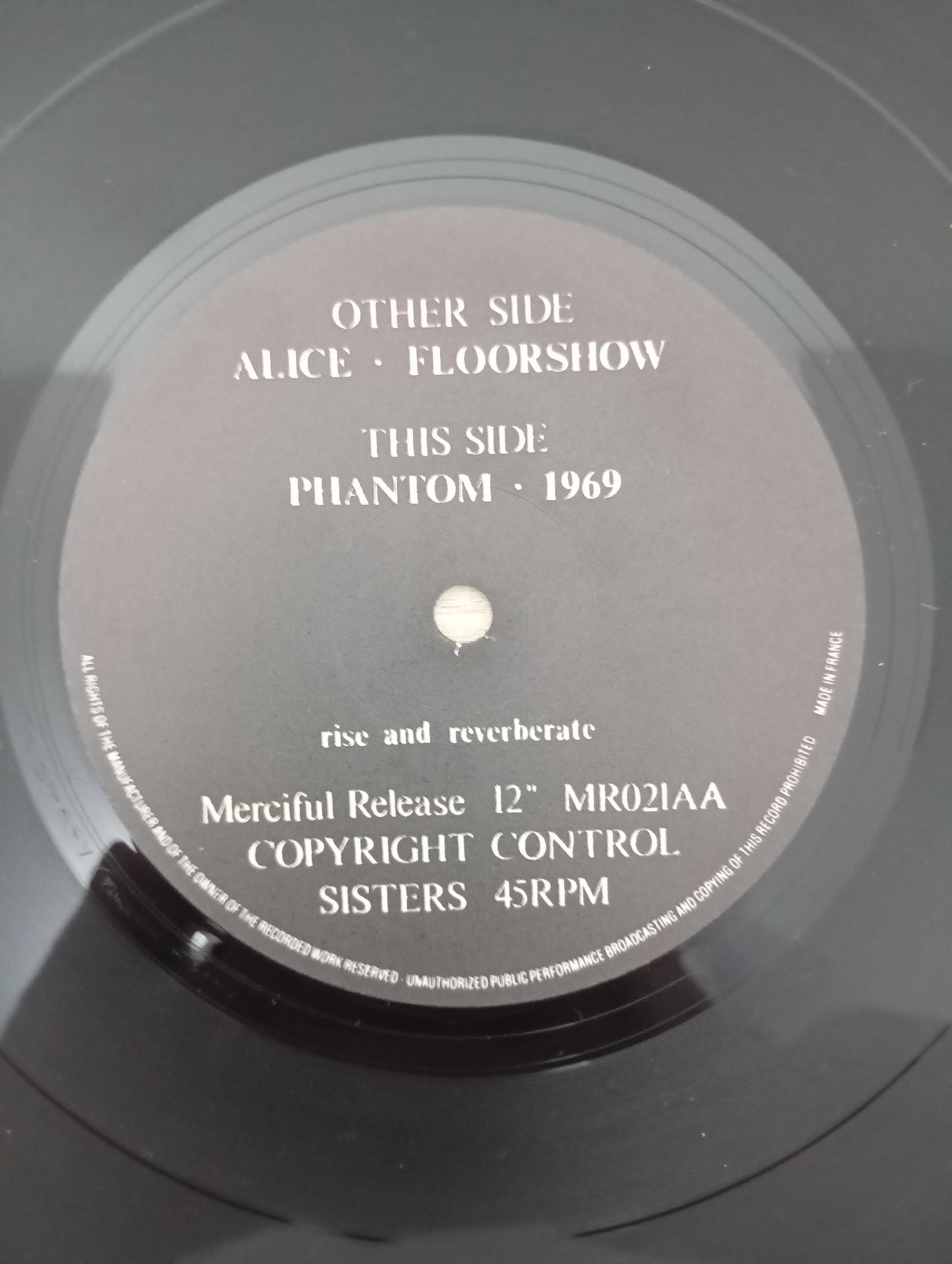 Lp Vinil The Sisters Of Mercy Alice Floorshow Importado UK