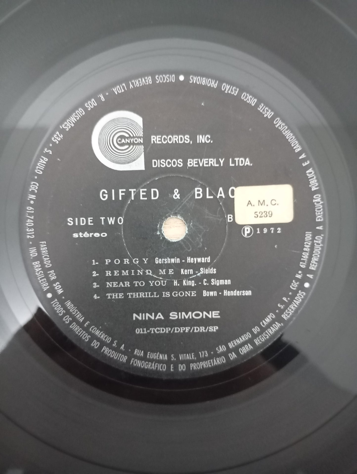 Lp Vinil Nina Simone Gifted & Black