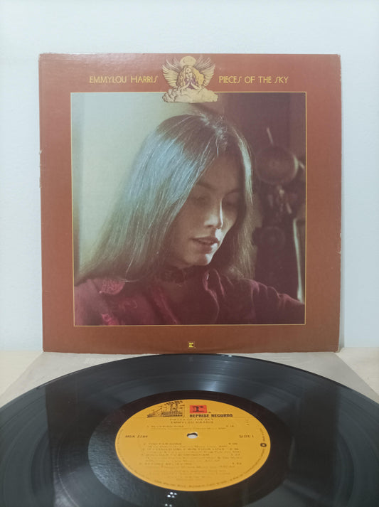 Lp Vinil Emmylou Harris Pieces The Sky C/ Encarte Importado