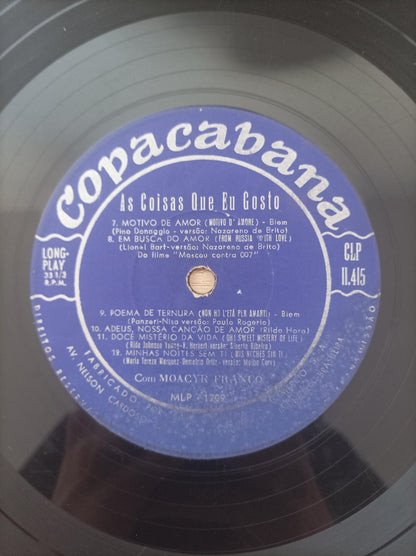 Lp Vinil Moacyr Franco As Coisas Que Eu Gosto