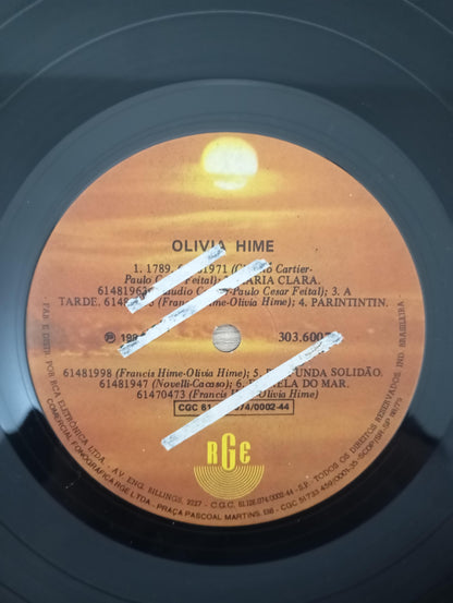 Lp Vinil Olivia Hime 1981 Com Encarte