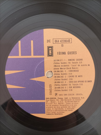 Lp Vinil Fátima Guedes 1980 Capa Dupla