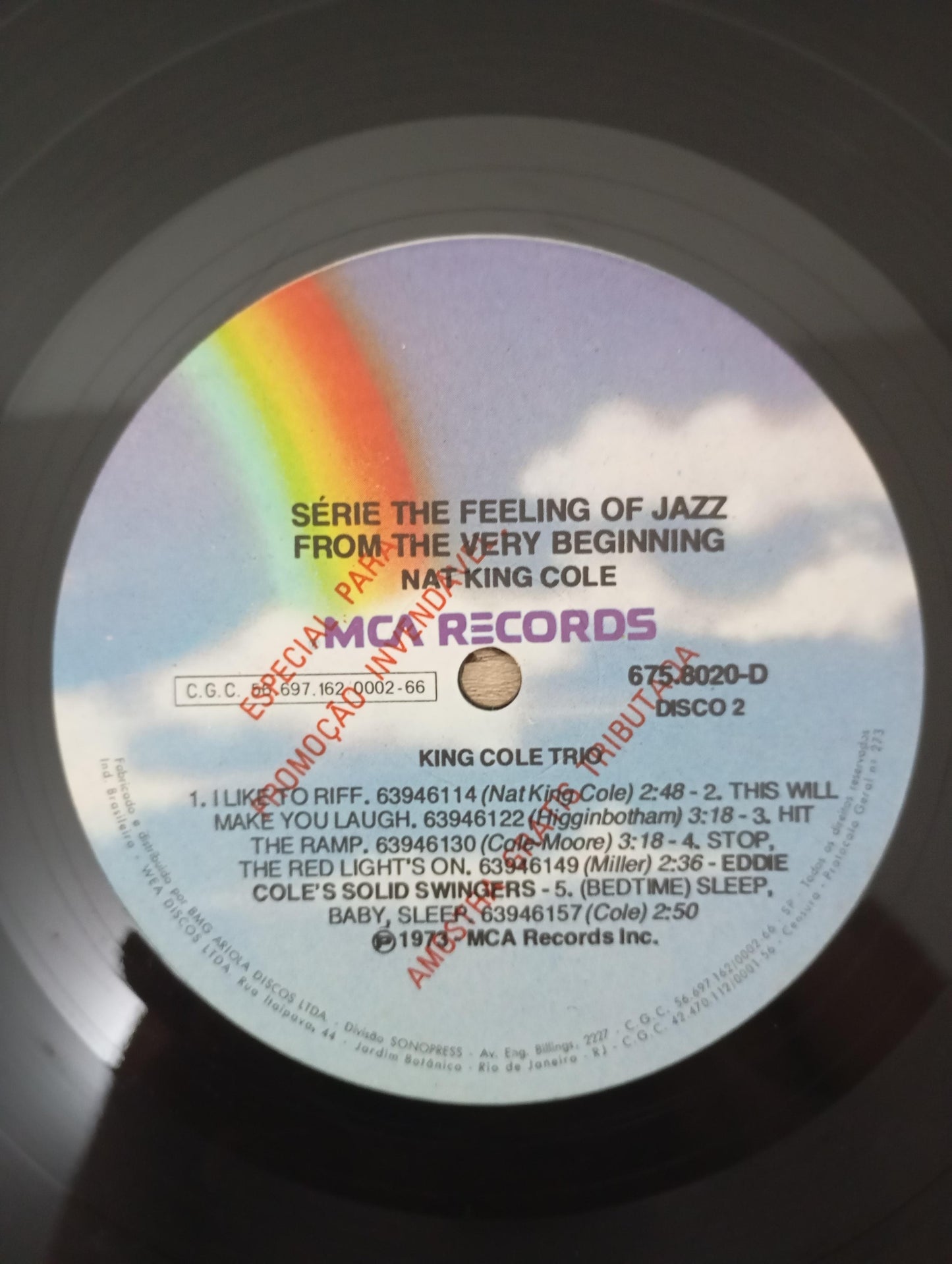 Lp Vinil Nat King Cole The Feeling Of Jazz Duplo