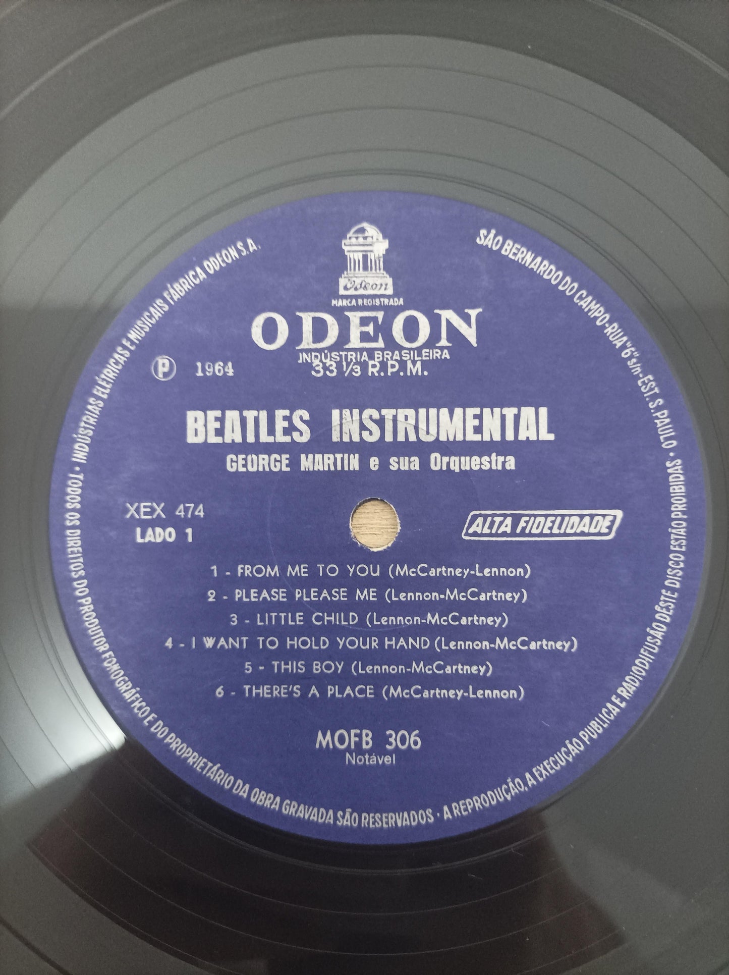Lp Vinil George Martin & His Orchestra Beatles Instrumental