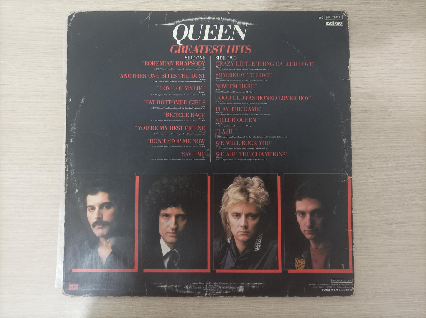Disco Vinil Greatest Hits Queen Com Encarte A