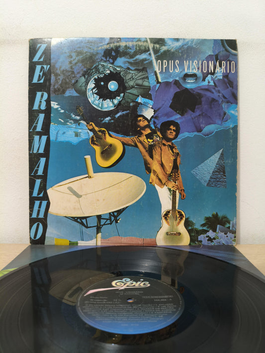 Lp Vinil Zé Ramalho Opus Visionário Com Encarte
