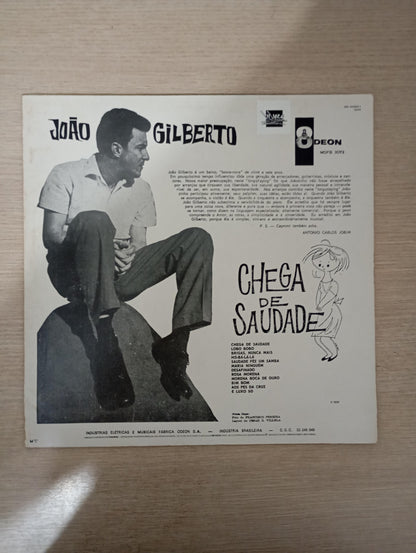 Lp Vinil João Gilberto Chega De Saudade