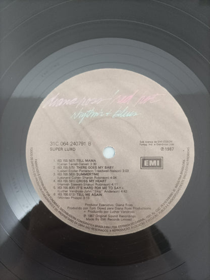 Lp Vinil Diana Ross Red Hot Rhythm + Blues Com Encarte
