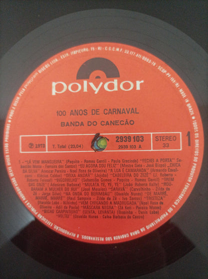 Lp Vinil Banda Canecão 100 Anos Carnaval Triplo C/ Encarte