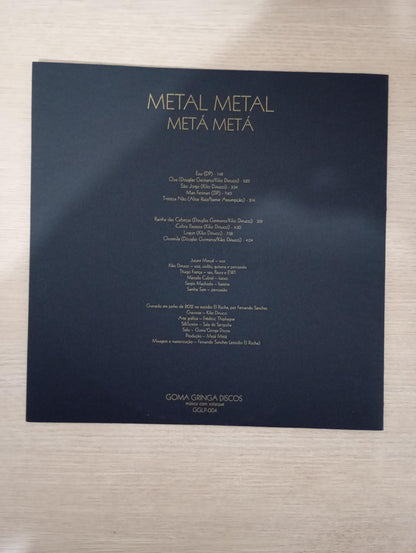 Lp Vinil Metá Metá MetaL MetaL 2014 Capa Dupla