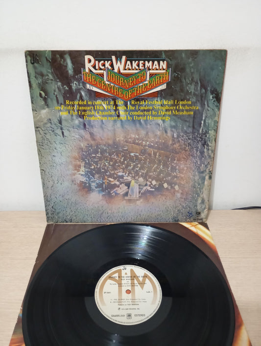 Lp Vinil Rick Wakeman Journey To The Centre Earth C Encarte