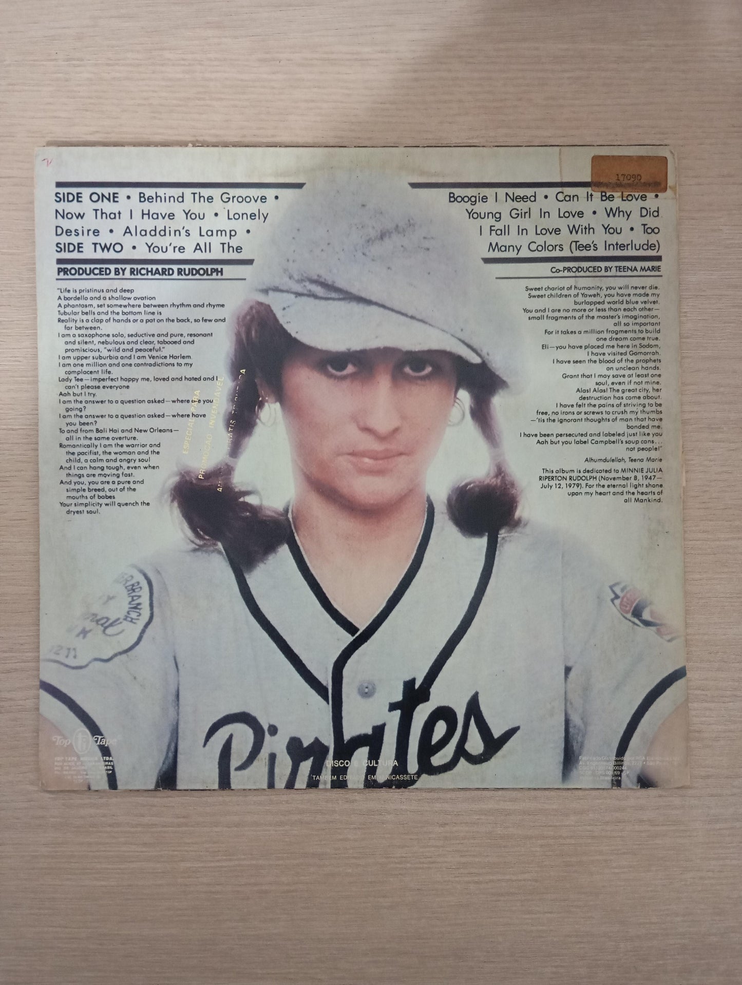 Lp Vinil Teena Marie Lady T