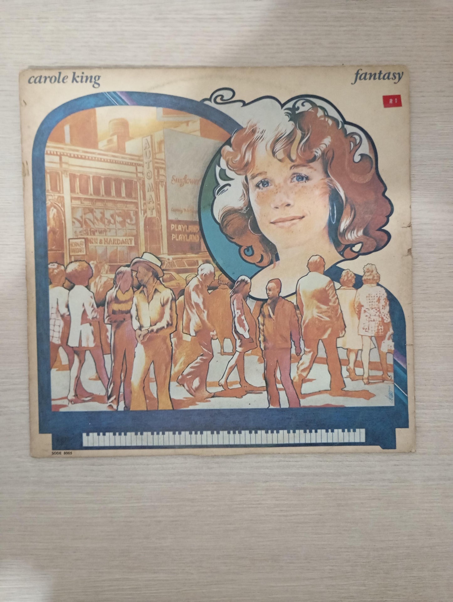 Lp Vinil Carole King Fantasy Com Encarte