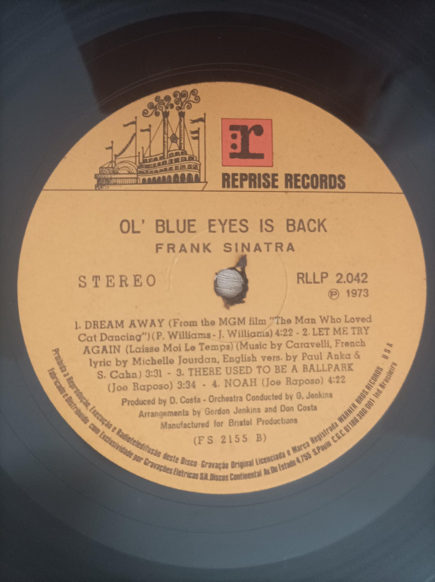Lp Vinil Frank Sinatra Ol' Blue Eyes Is Back
