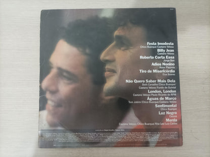 Lp Vinil Chico Buarque & Caetano Melhores Momentos de