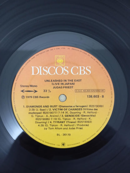 Lp Vinil Judas Priest Unleashed In The East (Live In Japan)