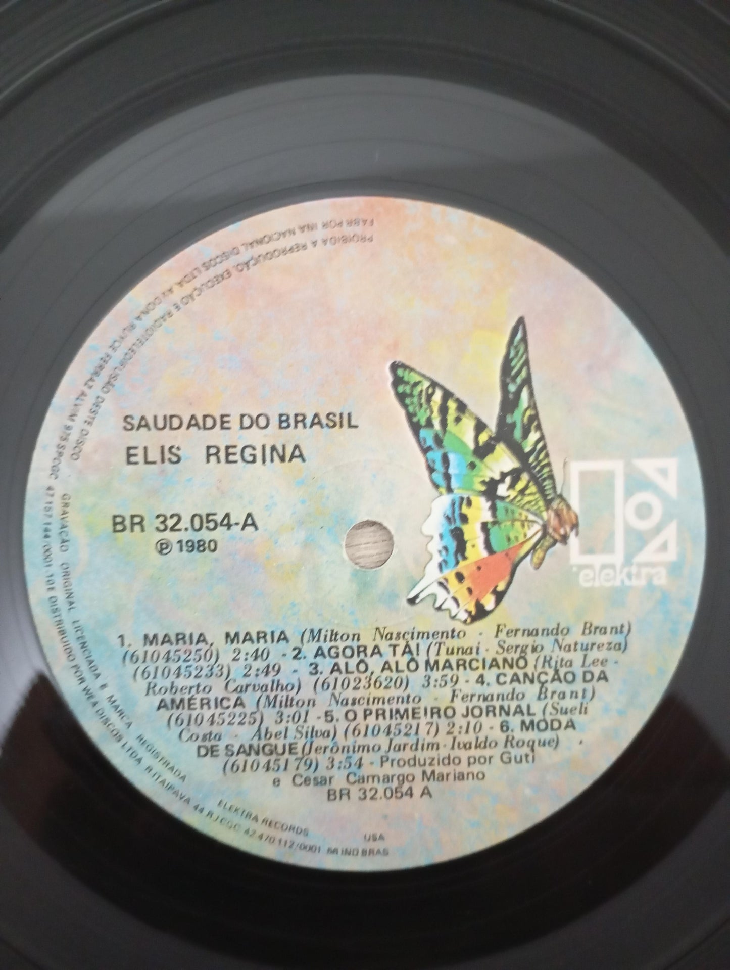 Lp Vinil Elis Regina Saudade Do Brasil Com Encarte