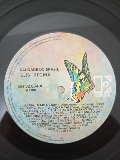 Lp Vinil Elis Regina Saudade Do Brasil Com Encarte