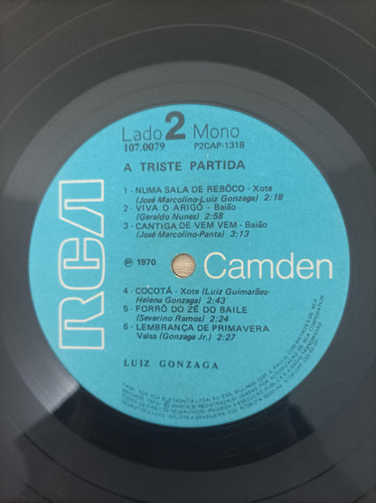 Lp Vinil Luiz Gonzaga A Triste Partida