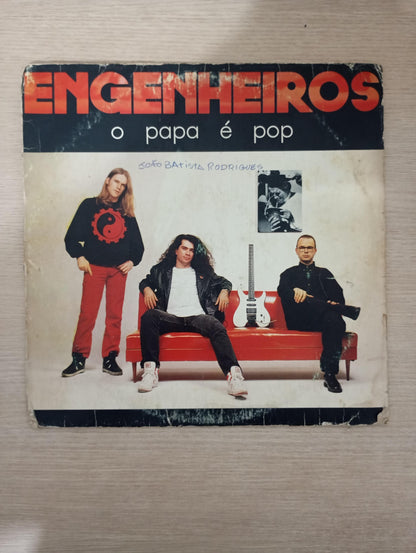 Lp Vinil Engenheiros Do Hawaii O Papa É Pop