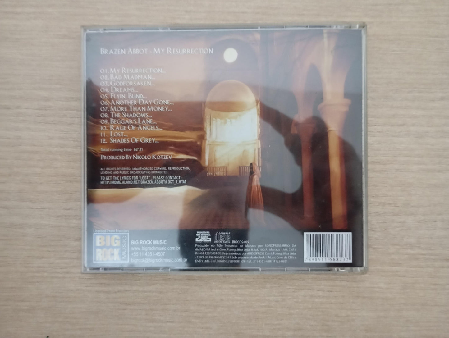 CD Brazen Abbot My Resurrection