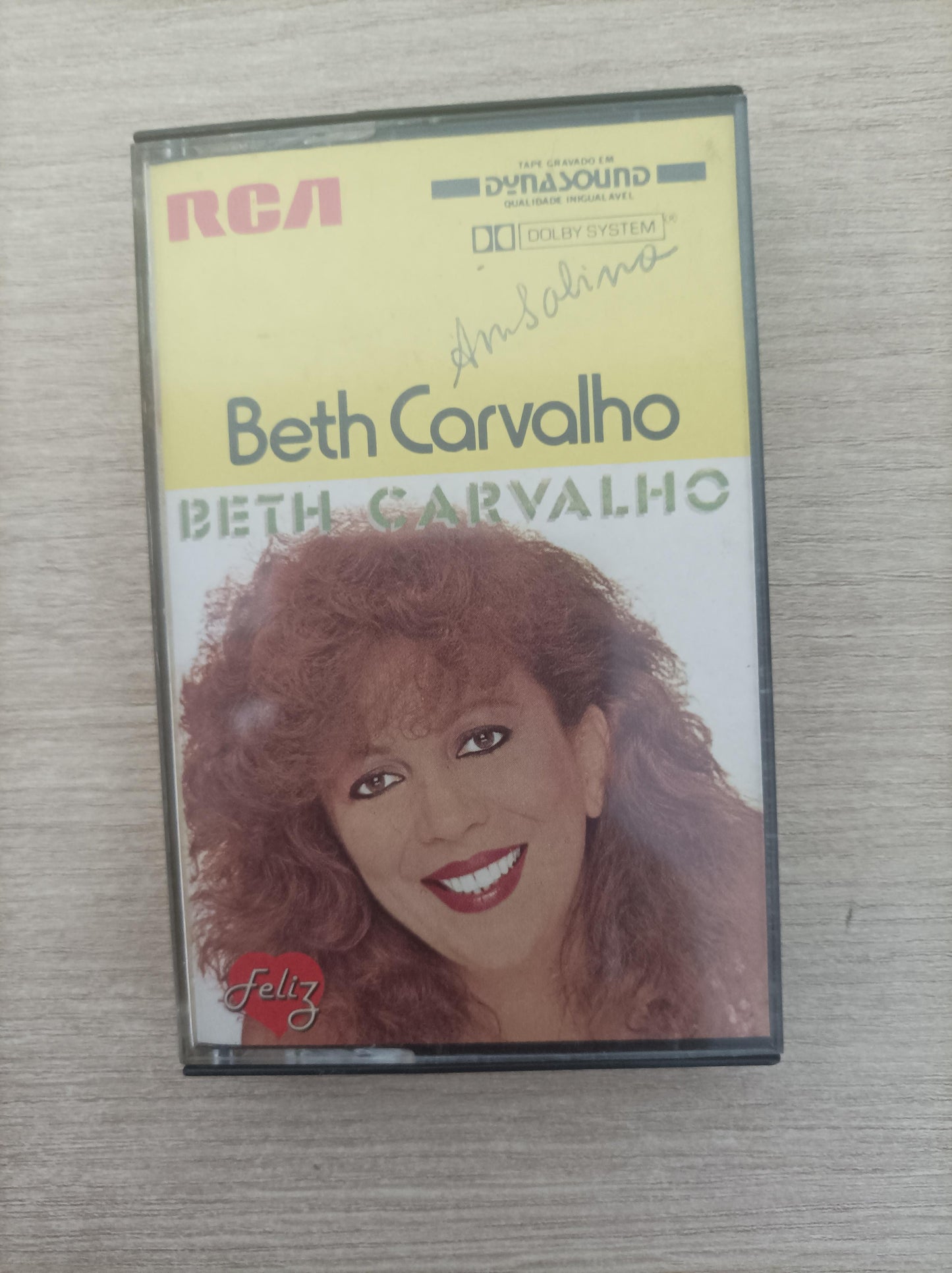 Fita K7 Cassete Beth Carvalho Coração Feliz