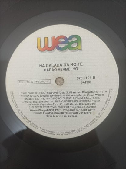 Lp Vinil Barão Vermelho Na Calada Da Noite