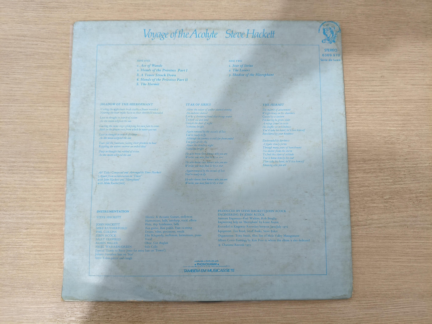 Lp Vinil Steve Hackett Voyage Of The Acolyte