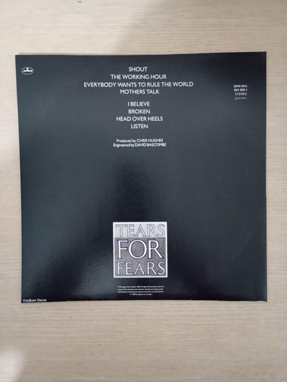 Lp Vinil Tears For Fears Songs From The Big Chair C Encarte