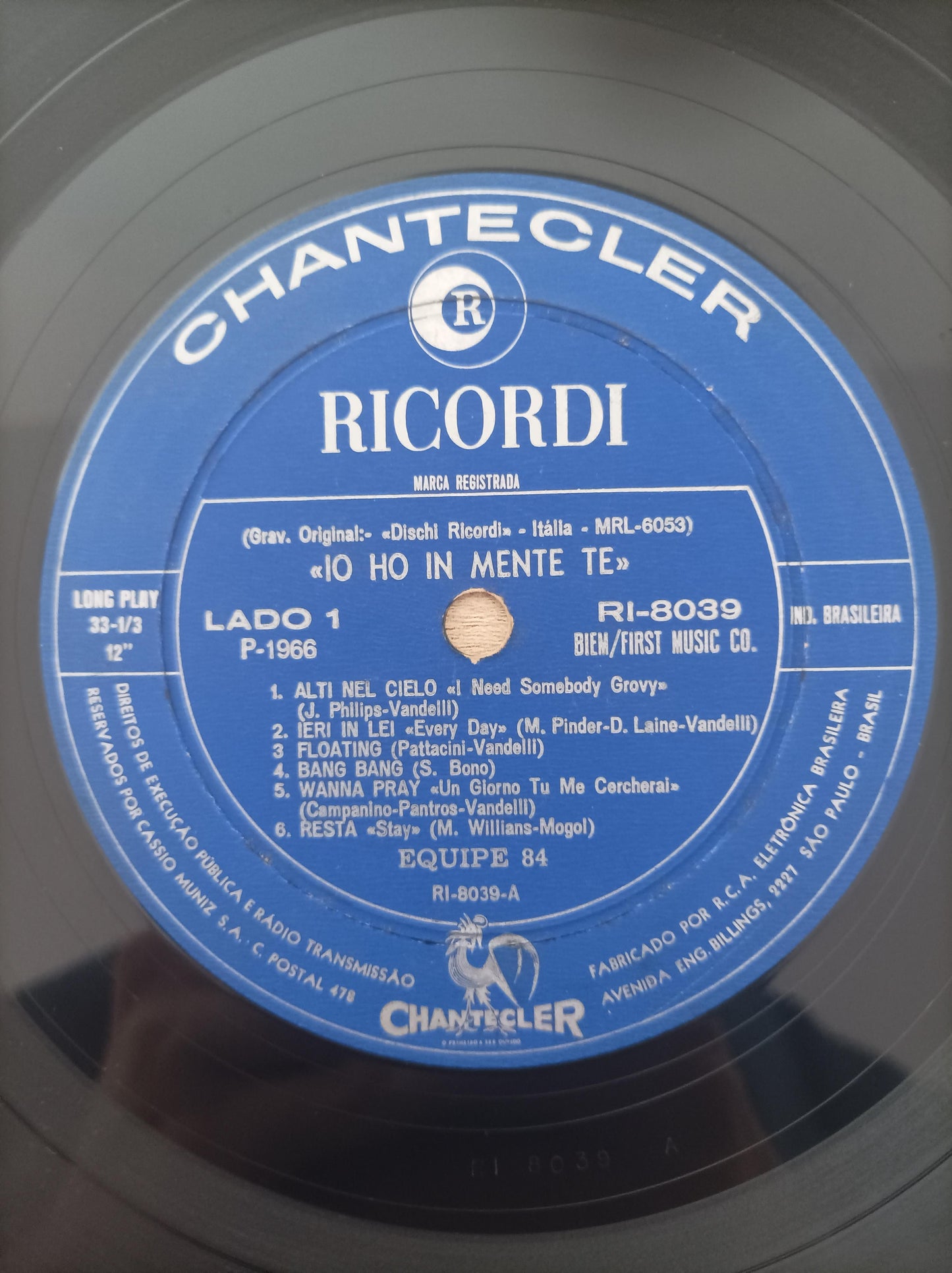 Lp Vinil Equipe 84 Io Ho In Mente Te