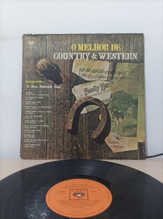 Lp Vinil O Melhor de Country & Western