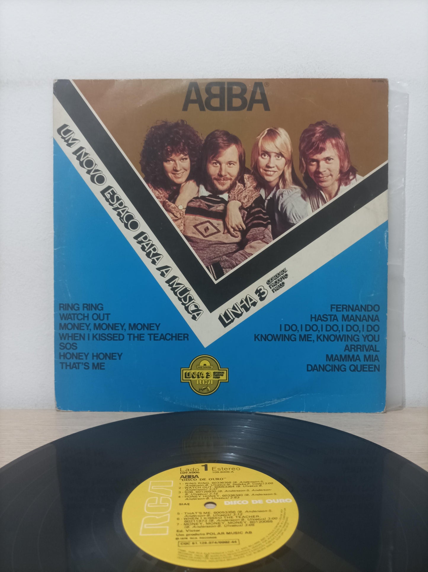 Lp Vinil ABBA Disco De Ouro