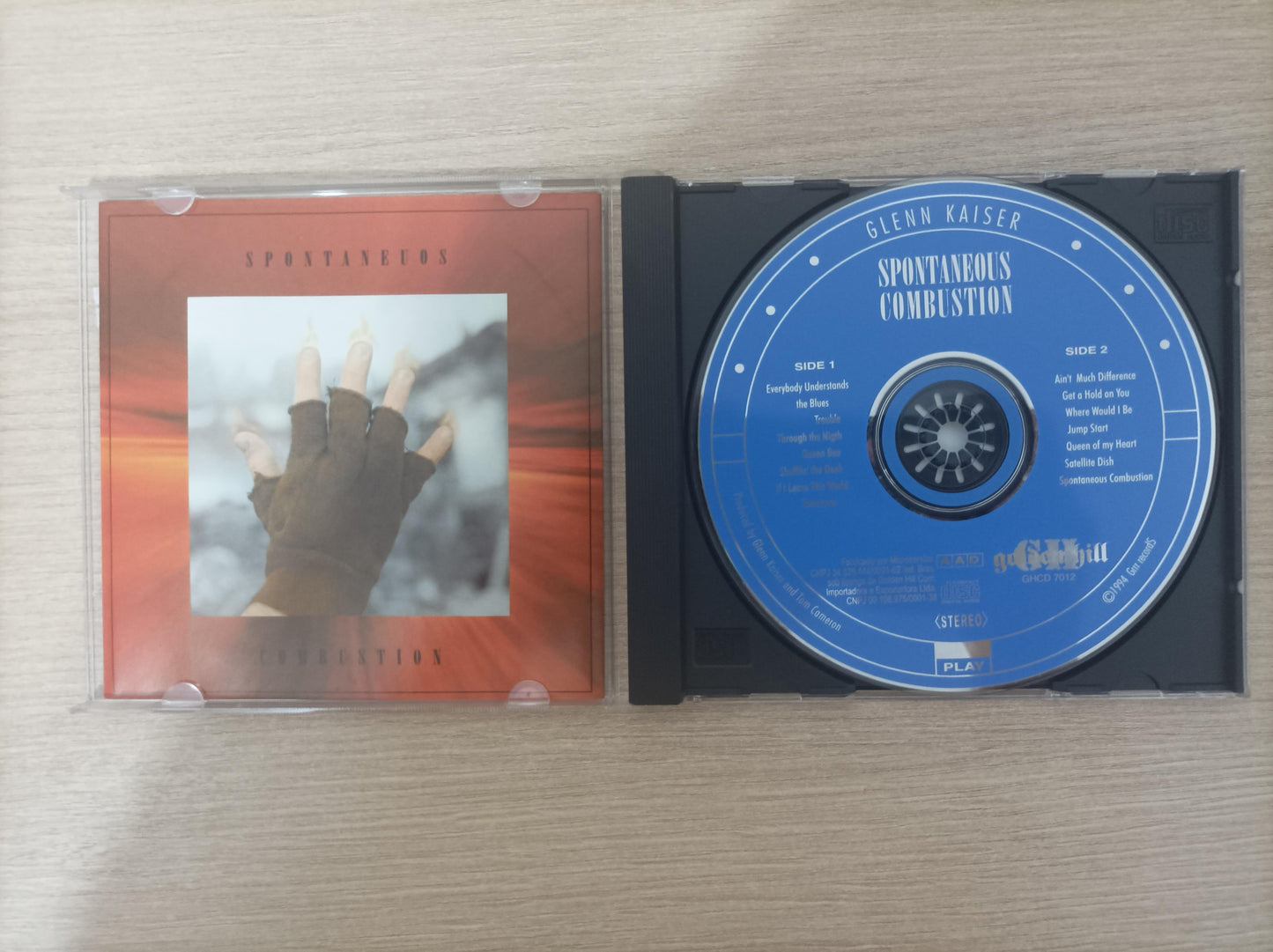 CD Glenn Kaiser Spontaneous Combustion