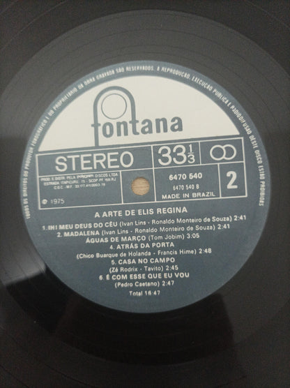 Lp Vinil Elis Regina A arte de Duplo