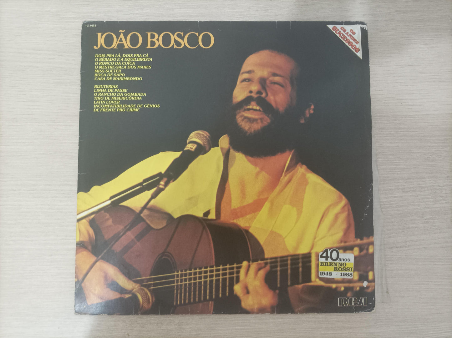 Lp Vinil João Bosco Os Grandes Sucessos Com Encarte