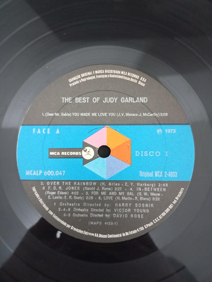 Lp Vinil Judy Garland The Best Of Judy Garland Duplo