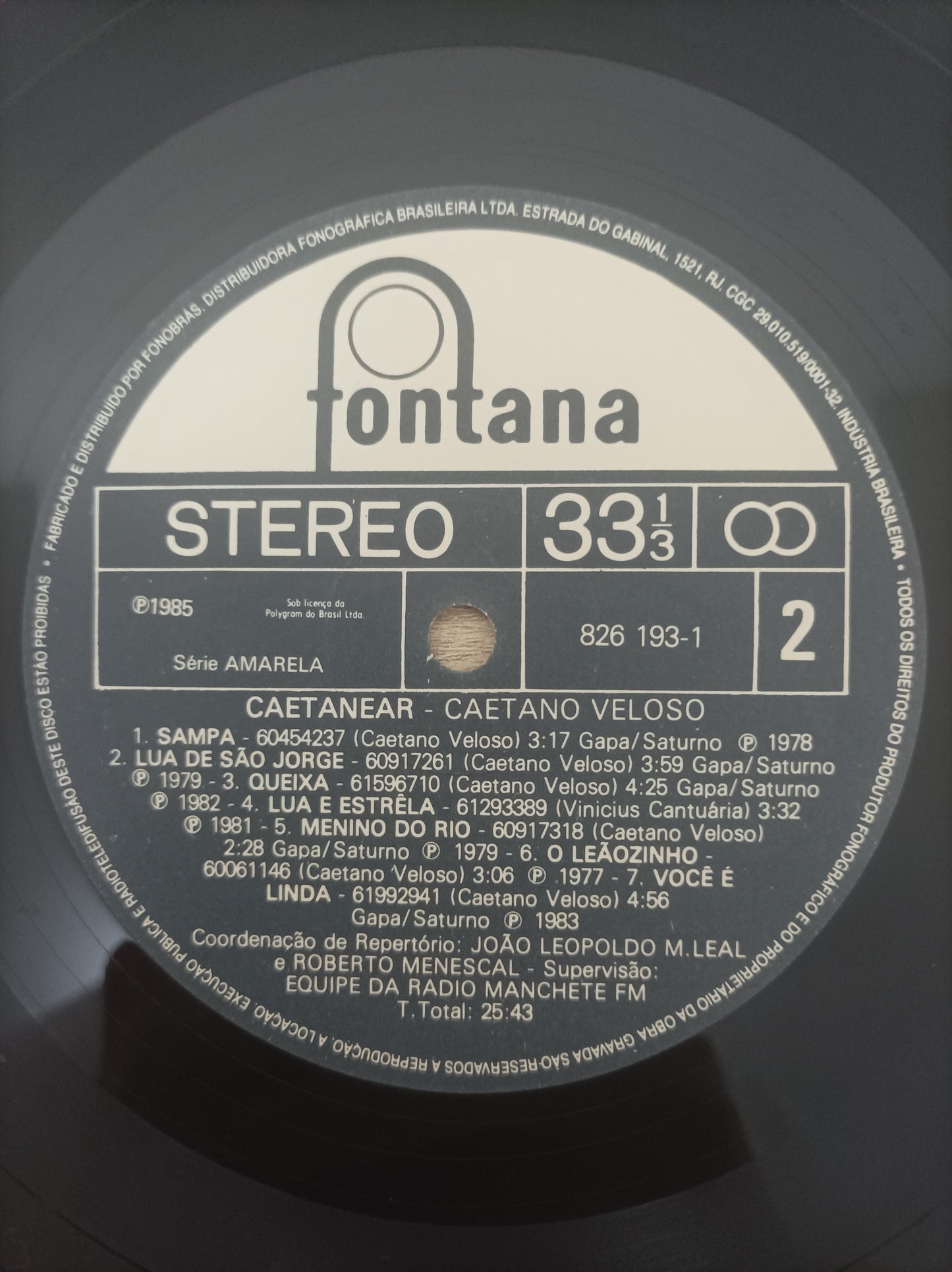 Lp Vinil Caetano Veloso Caetanear