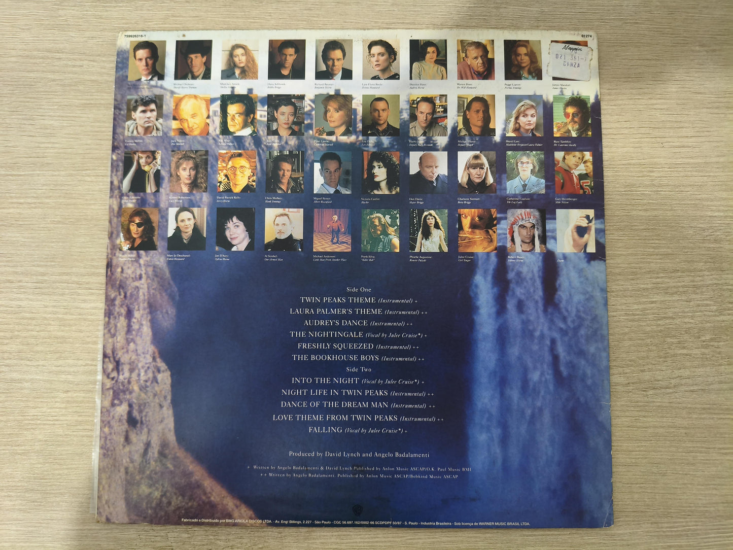 Lp Vinil Angelo Badalamenti Music From Twin Peaks C/ Encarte