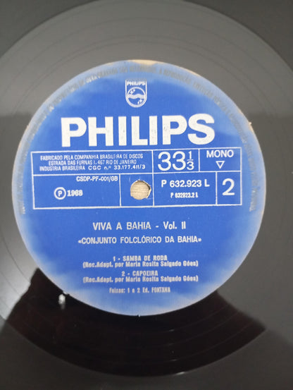 Lp Vinil Conjunto Folclórico da Bahia Viva Bahia! nº 2