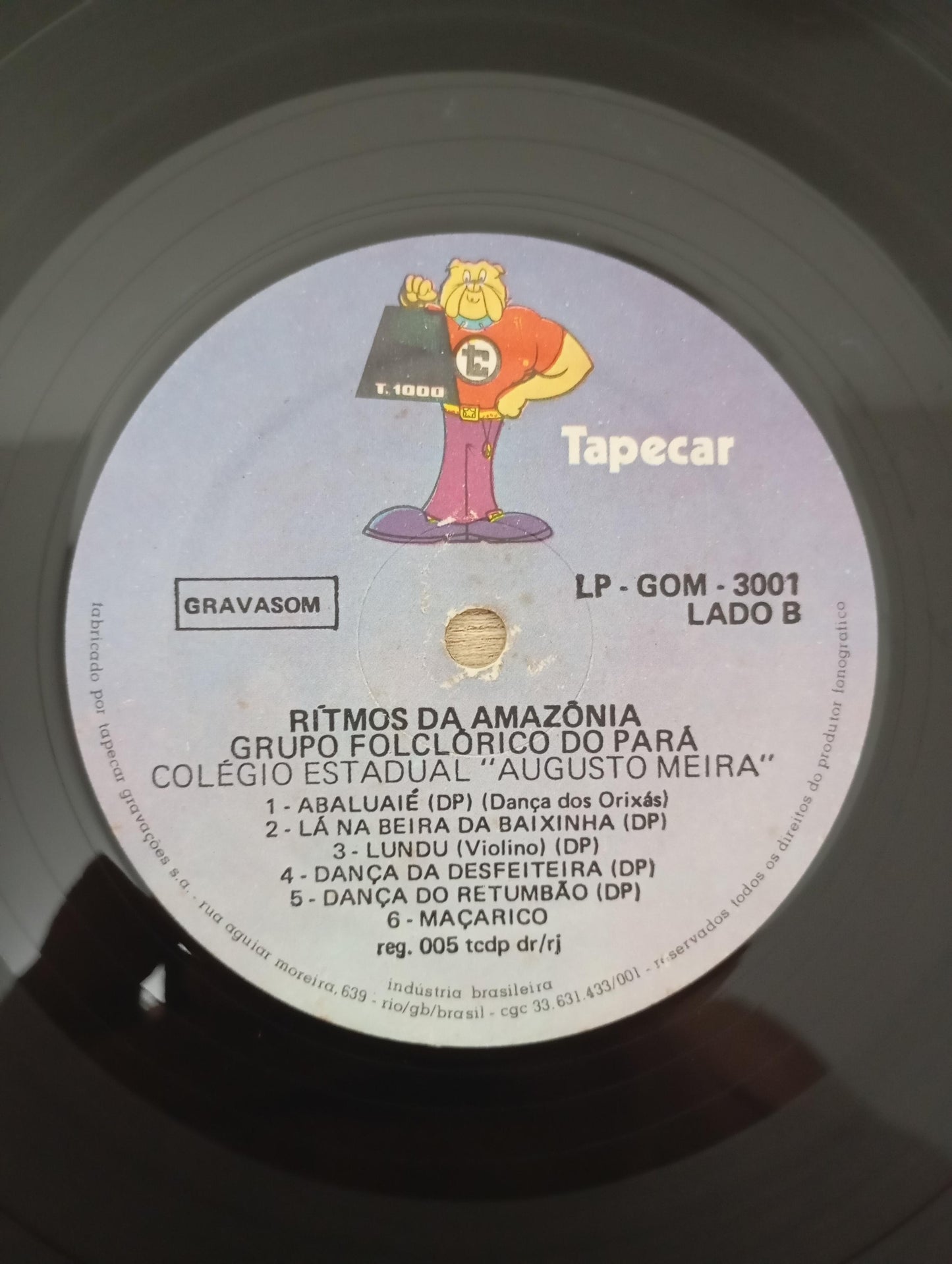 Lp Vinil Grupo Folclórico Do Pará Rítmos Da Amazônia