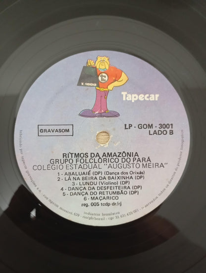 Lp Vinil Grupo Folclórico Do Pará Rítmos Da Amazônia