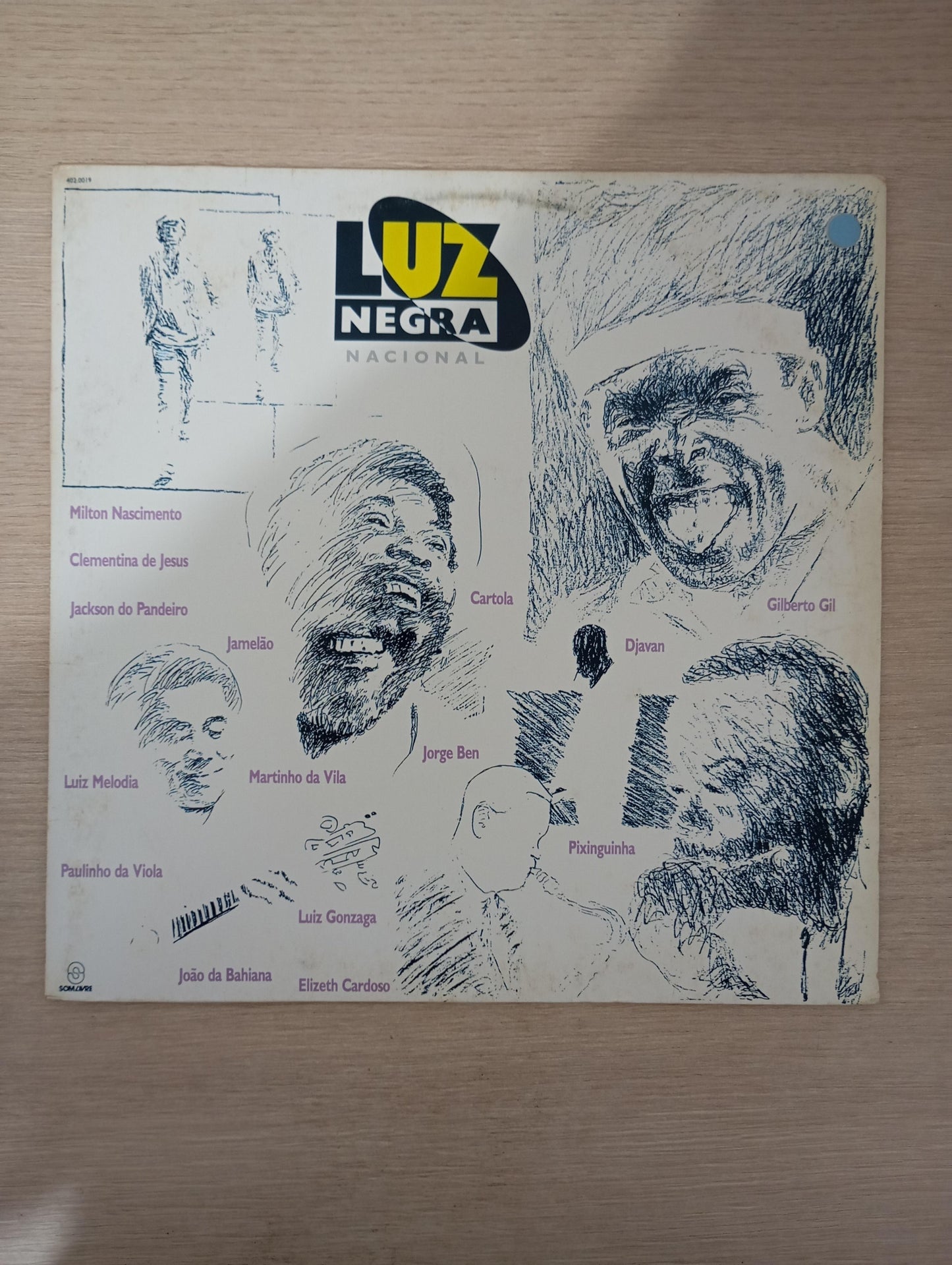 Lp Vinil Luz Negra Nacional Com Encarte