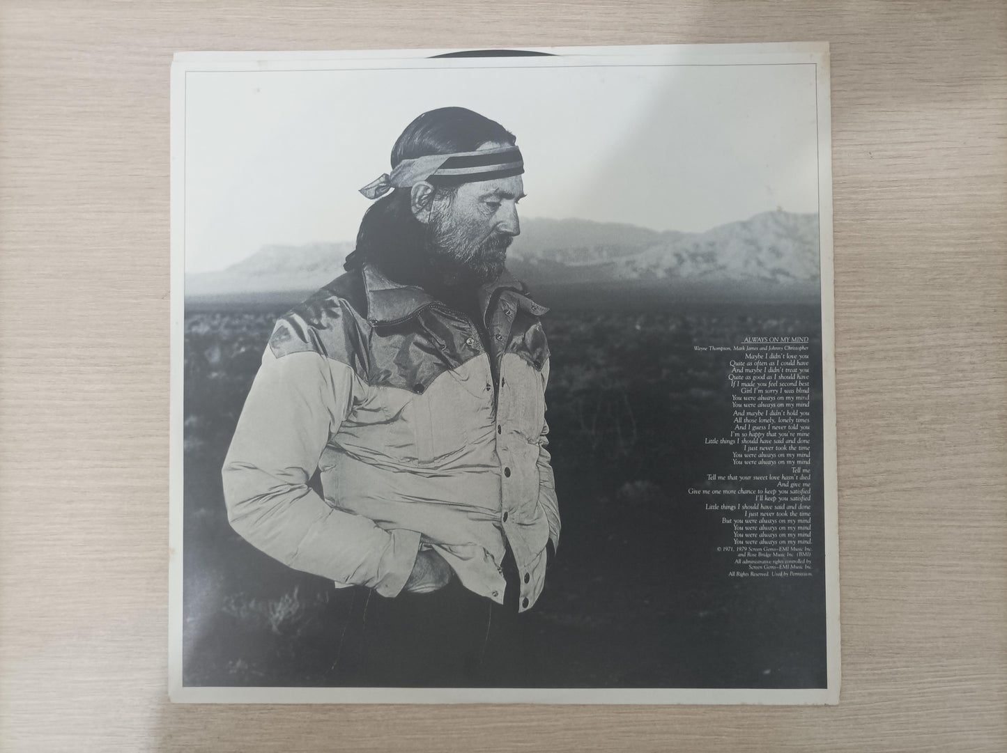 Lp Vinil Willie Nelson Always On My Mind C Encarte Importado