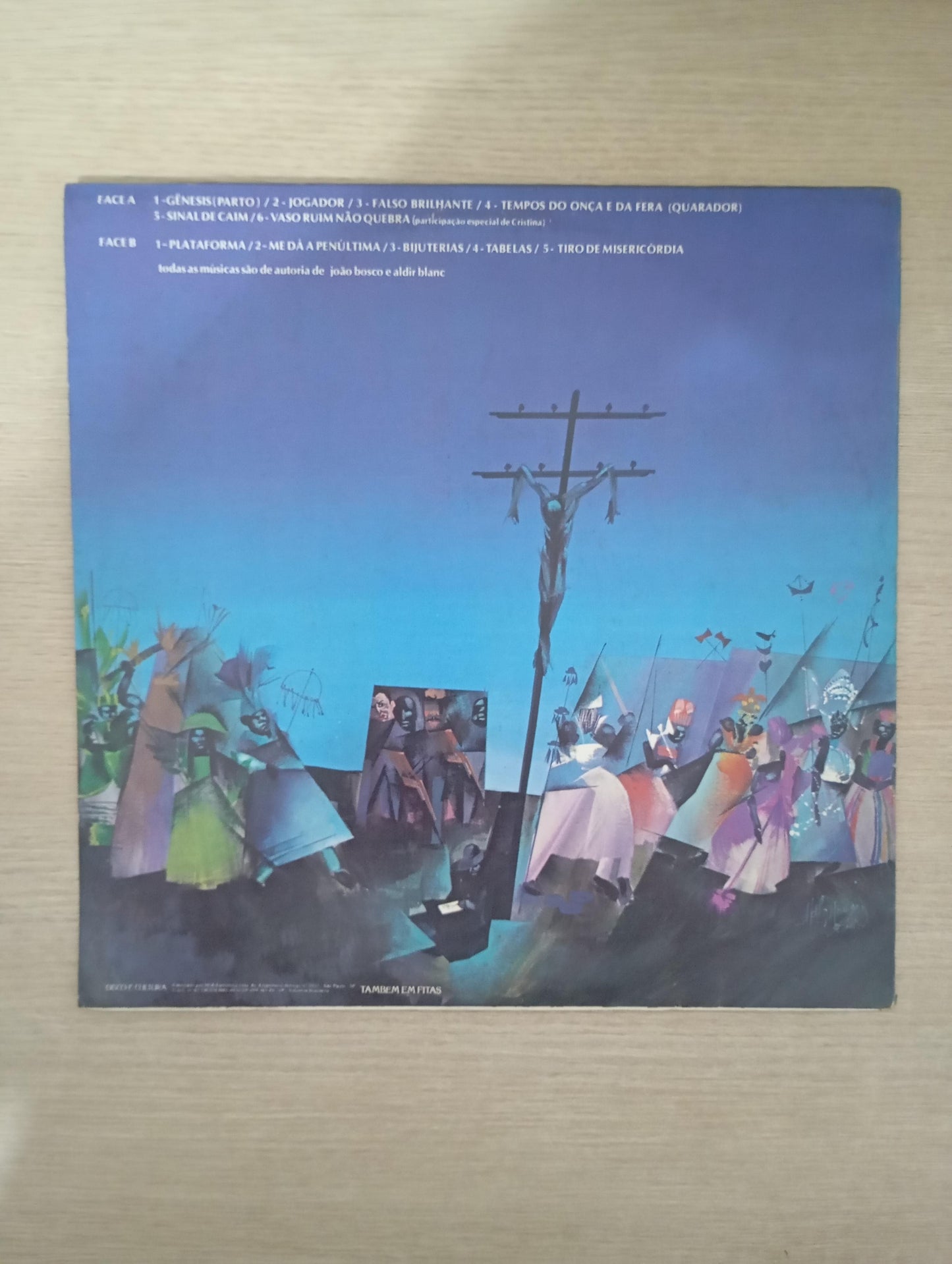 Lp Vinil João Bosco Tiro De Misericórdia Com Encarte